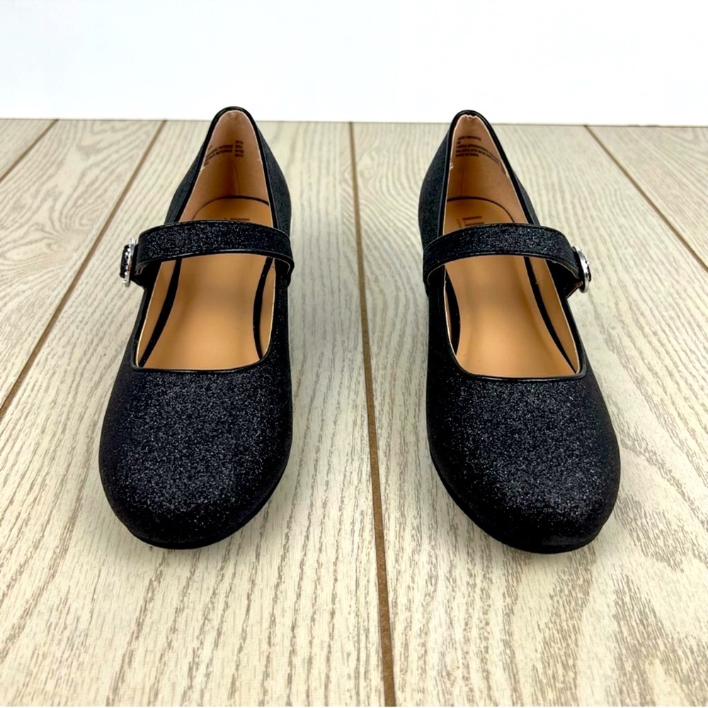 I.N.C. INTERNATIONAL CONCEPTS Little Girls Jade Block Heel Shoes 5M Black $40